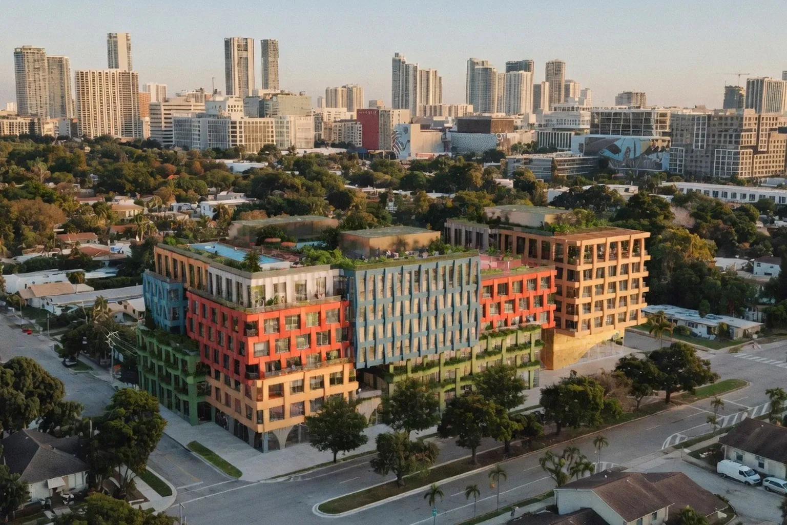 Das WOMA Building in Miami: Zwischen architektonischer Farbgewalt und sozialem Anspruch