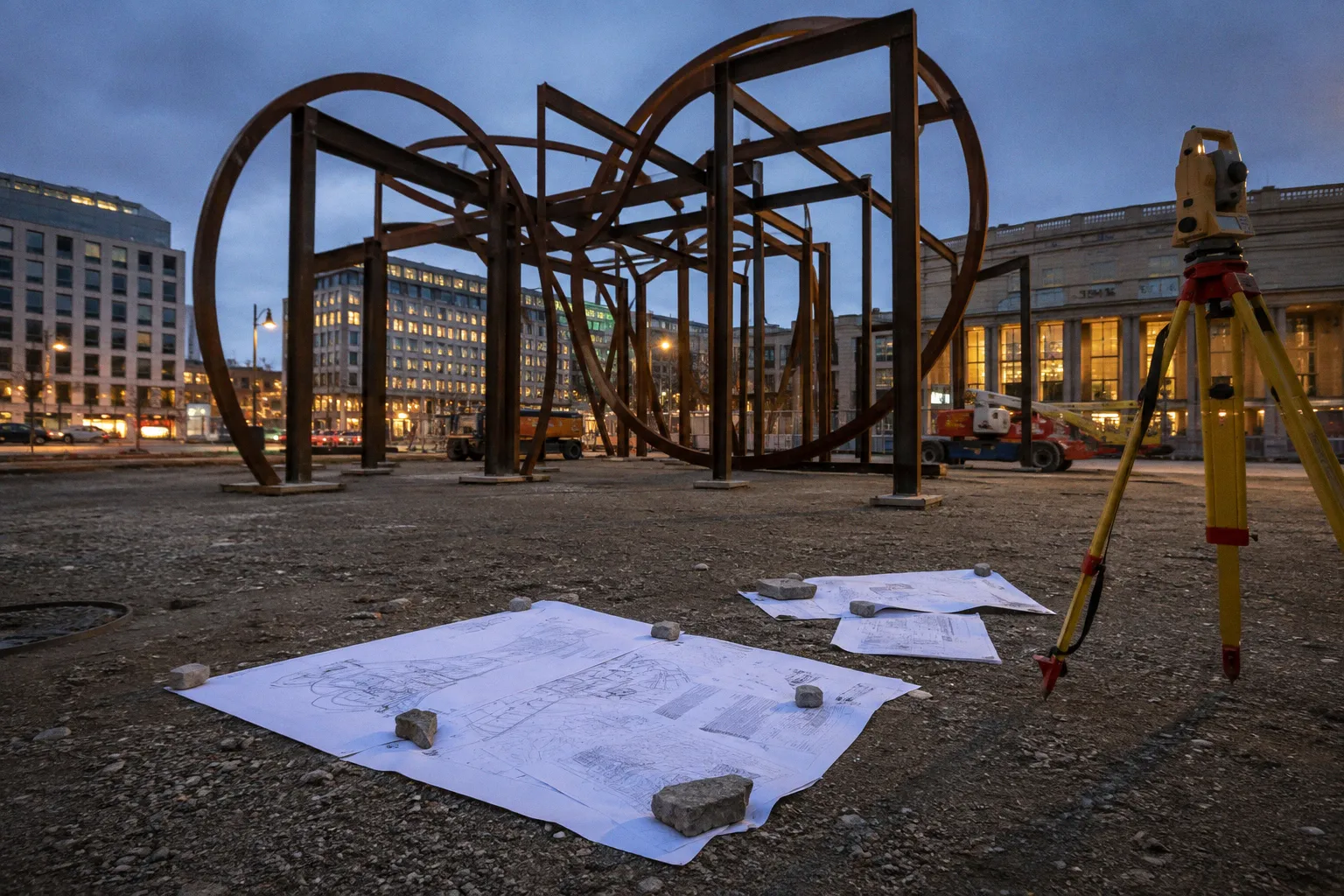 Kunstinstallation im Freiraum: Phasen von Idee bis Aufbau