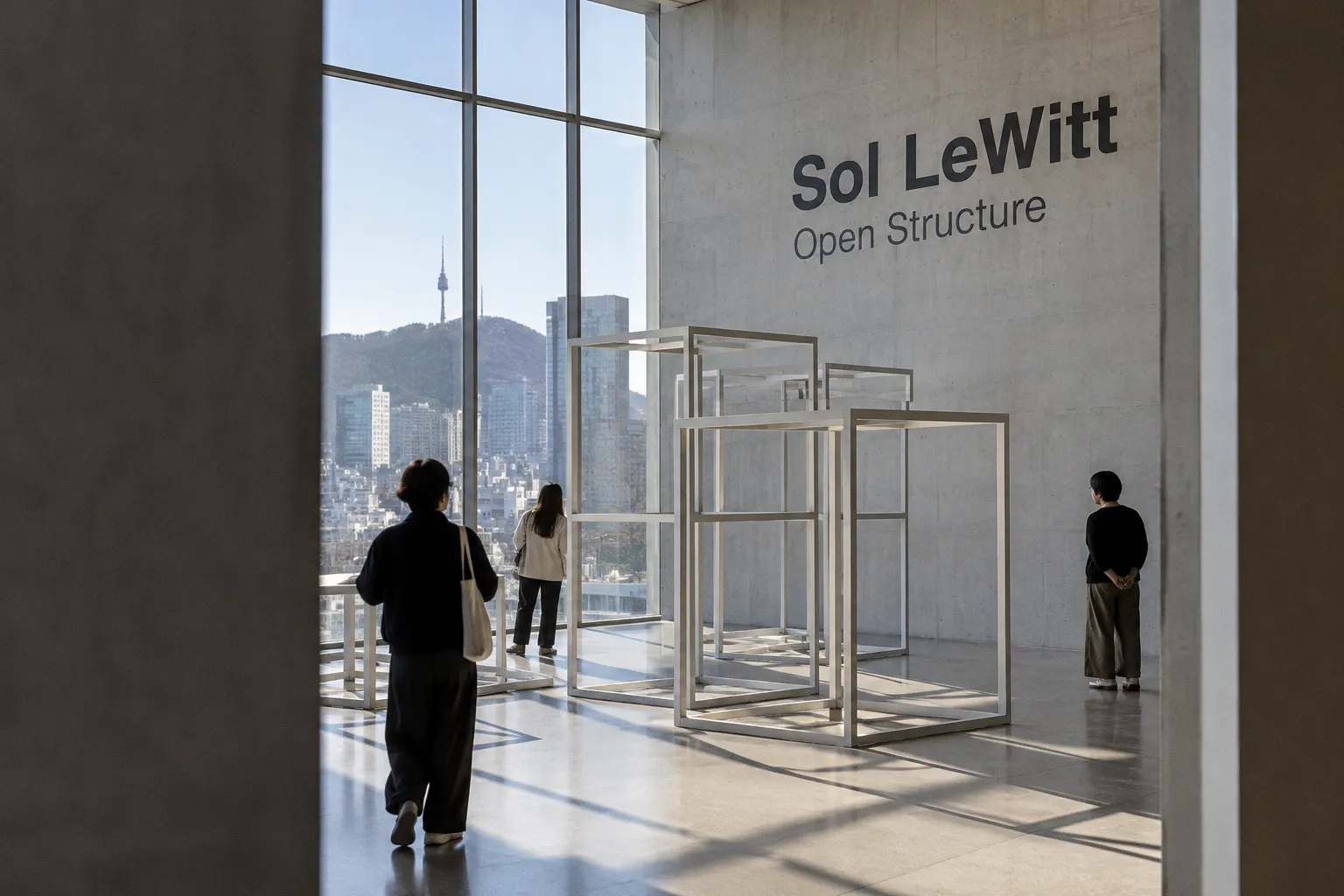 Sol LeWitt in Seoul: Wenn geometrische Konzepte auf Architektur treffen