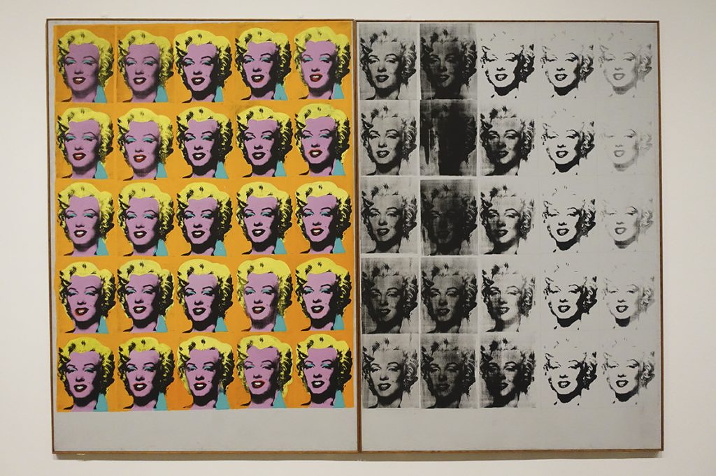 Andy Warhol im Tate Modern London Marilyn Diptych 1962