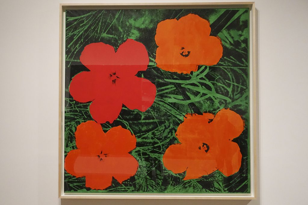 Andy Warhol im Tate Modern London Blumen