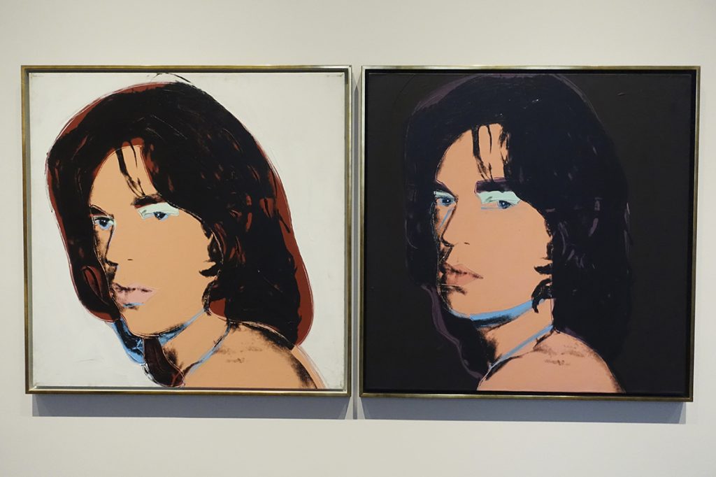 Andy Warhol im Tate Modern London Potrait Mick Jagger