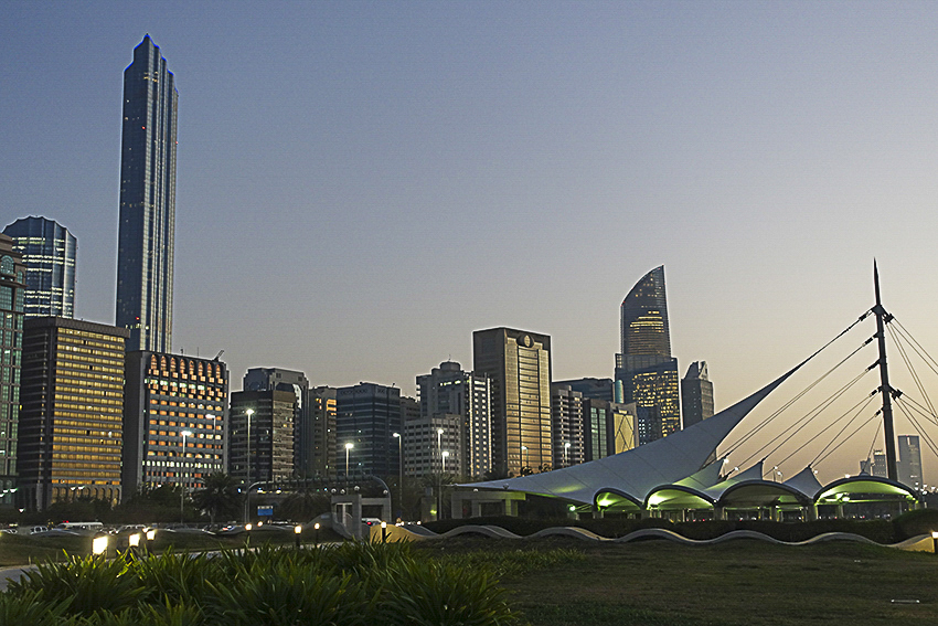 Abu Dhabi Stadt Skyline