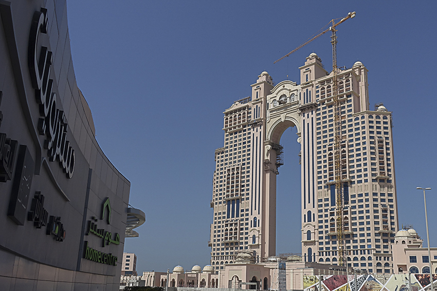 Abu Dhabi Stadt Hotel im Bau