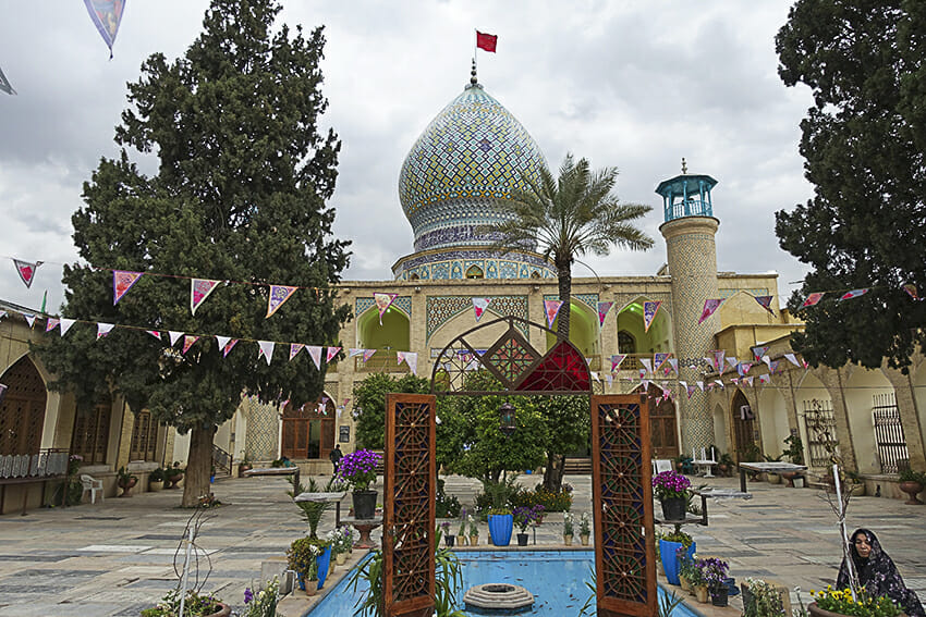 Moschee Shiraz innenhof