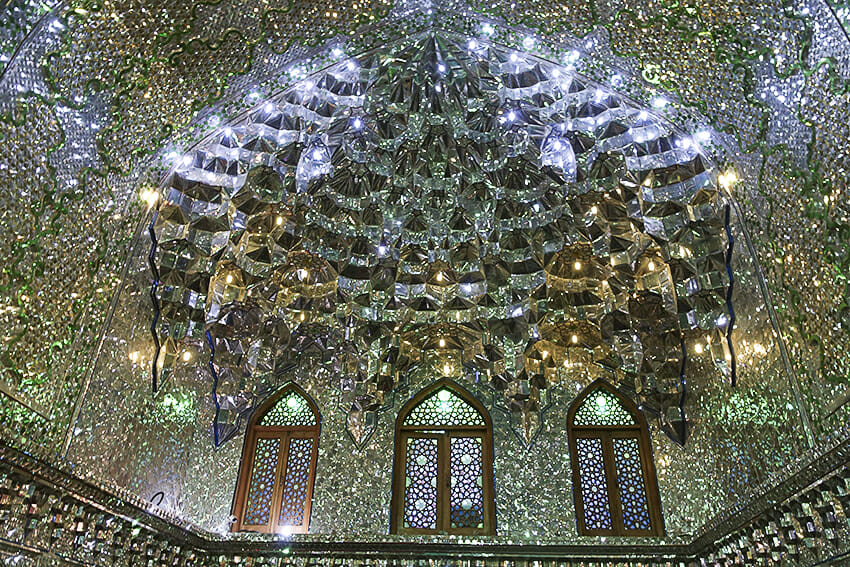 Moschee Shiraz Spiegelkuppel