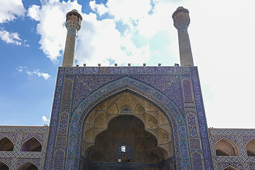 Freitagsmoschee Isfahan Kuppel Türme