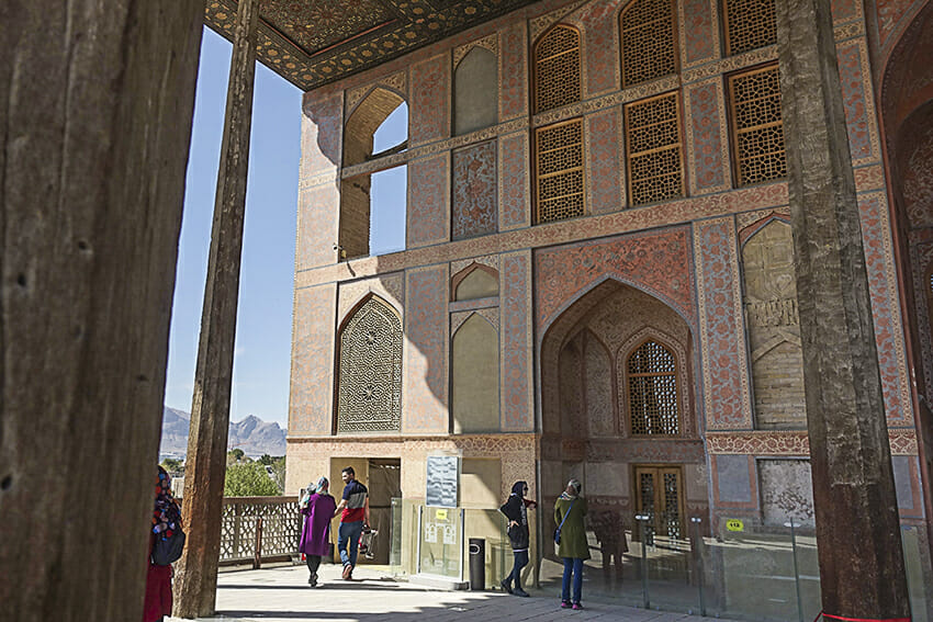Ali-Qapu-Palast Isfahan Eingansbereich
