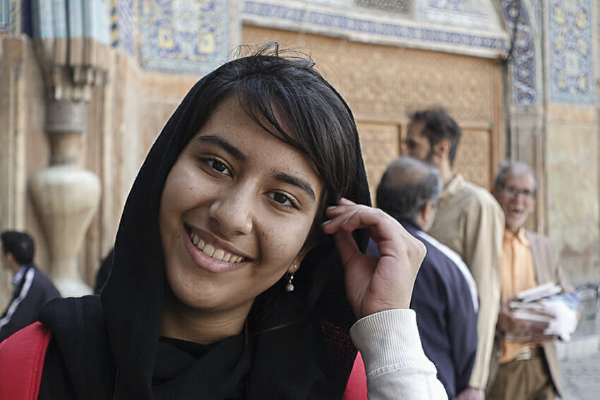 Isfahan schönes Mädchen