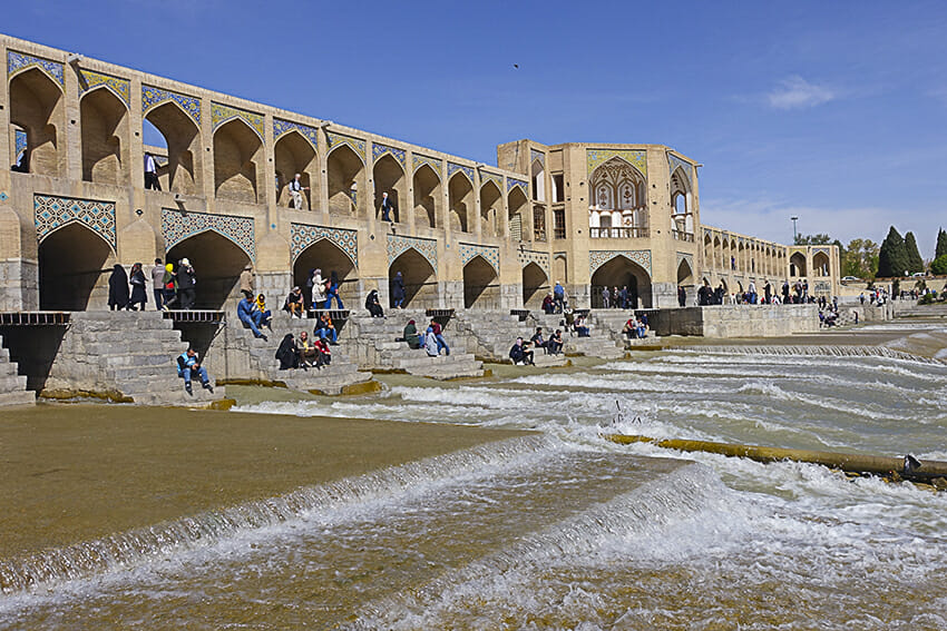 Isfahan Pol-e Chadschu Brücke