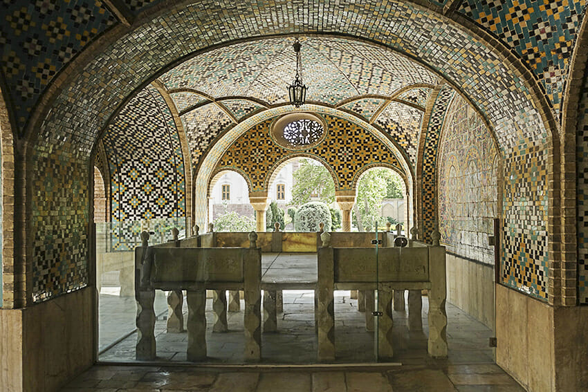 Museum Golestanpalast Teheran Iran Golestanpalast