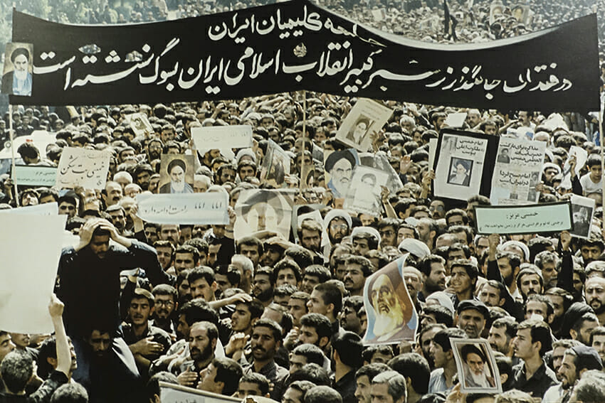 Photo Khomeini kommt zurück nach Teheran