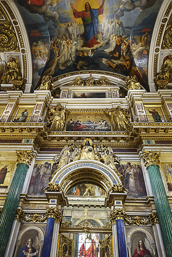 Zarenstadt Sankt Petersburg - Kathedralen Isaakkathedrale innen