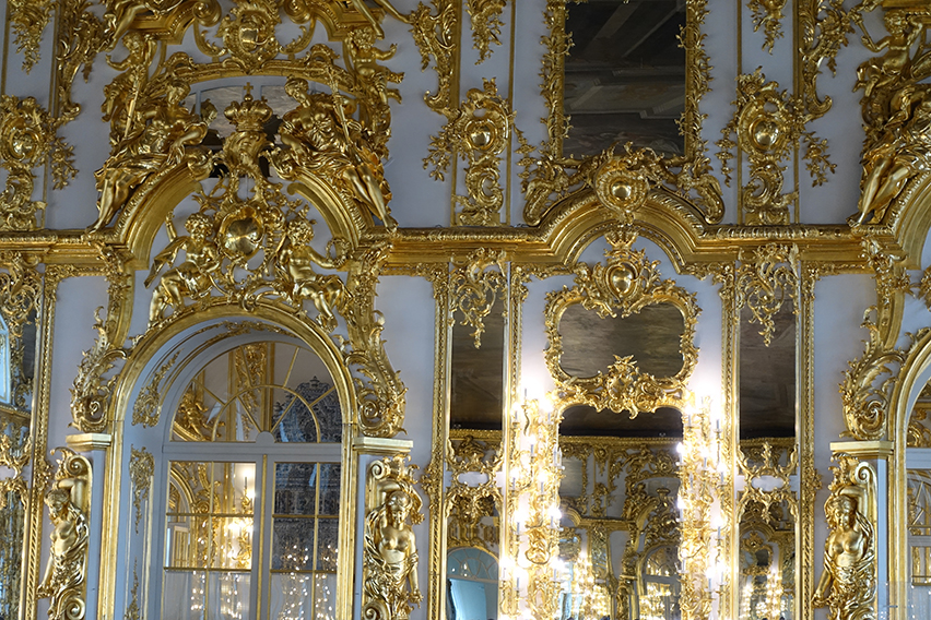 Zarenstadt Sankt Petersburg - Fabergé - Katharinenpalast Katharinenpalst